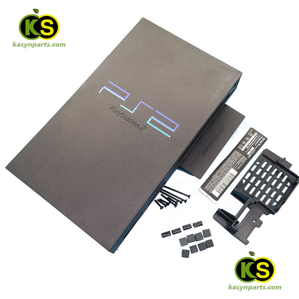 PS2 - Sony PlayStation 2 Console Black Mod Swap Disc Case Shell