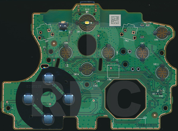 xbox series x|s Controller 1914 motherboard PCB Scans Info